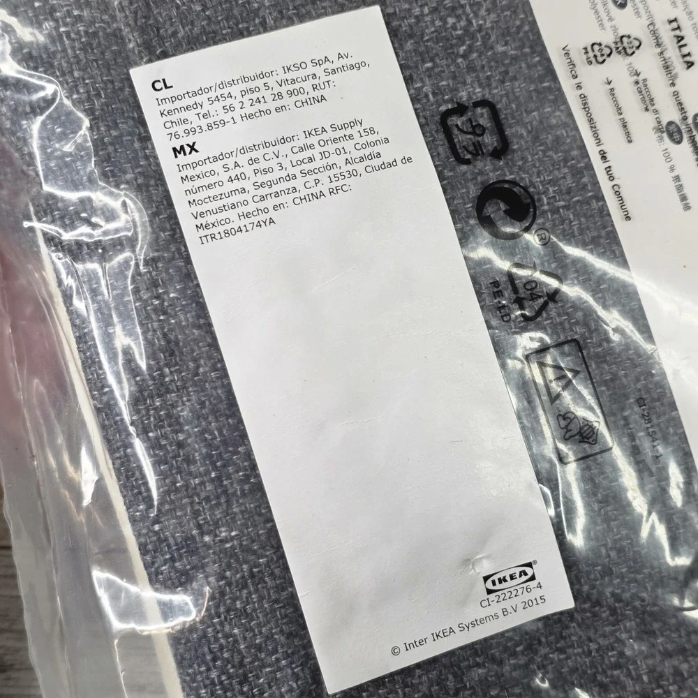 1pc IKEA BERGMUND Barstool Slip Cover High-Back Gunnared Medium Gray 704.810.91